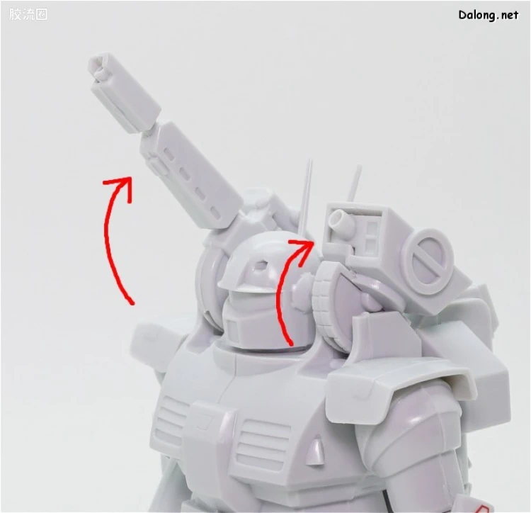 机动战士变体 高达MSV 拼装模型 1/144 28 RX-77-4 钢加农Ⅱ - 图片