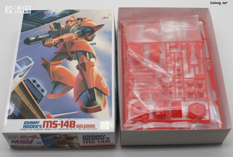 机动战士变体 高达MSV 拼装模型 1/144 32 MS-14B 高机动型勇士[强尼·莱丁专用机] - 图片