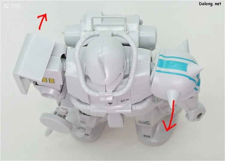 机动战士变体 高达MSV 拼装模型 1/100 14 MS-06R-1A 高机动型扎古Ⅱ[松永·真专用机] - 图片