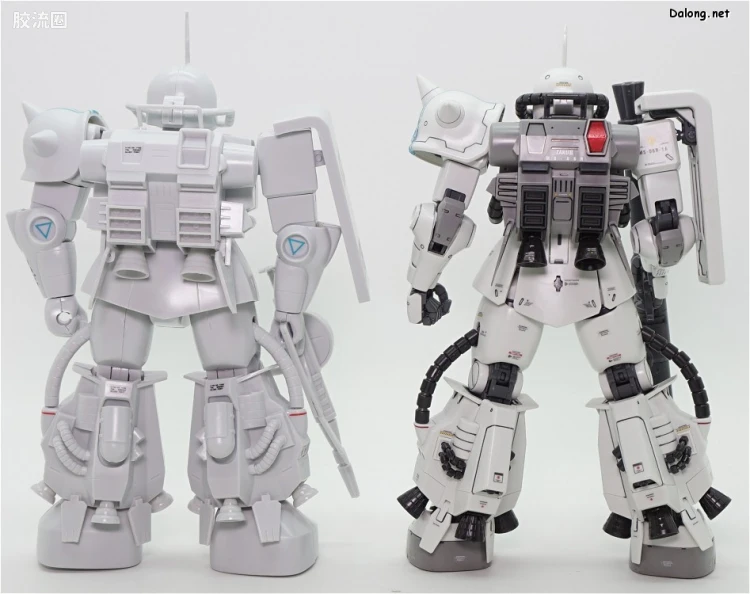机动战士变体 高达MSV 拼装模型 1/100 14 MS-06R-1A 高机动型扎古Ⅱ[松永·真专用机] - 图片