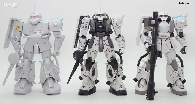 机动战士变体 高达MSV 拼装模型 1/100 14 MS-06R-1A 高机动型扎古Ⅱ[松永·真专用机] - 图片