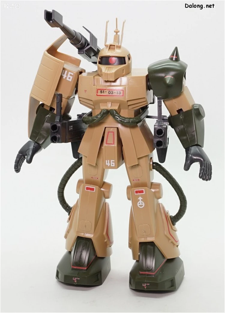 机动战士变体 高达MSV 拼装模型 1/100 17 MS-06K 扎古加农 - 图片