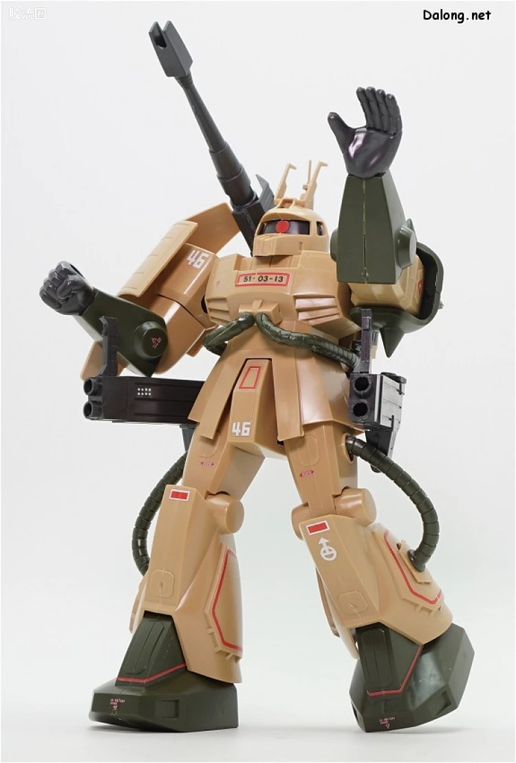 机动战士变体 高达MSV 拼装模型 1/100 17 MS-06K 扎古加农 - 图片