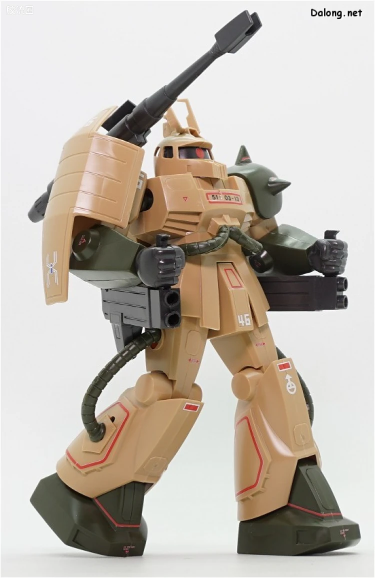 机动战士变体 高达MSV 拼装模型 1/100 17 MS-06K 扎古加农 - 图片