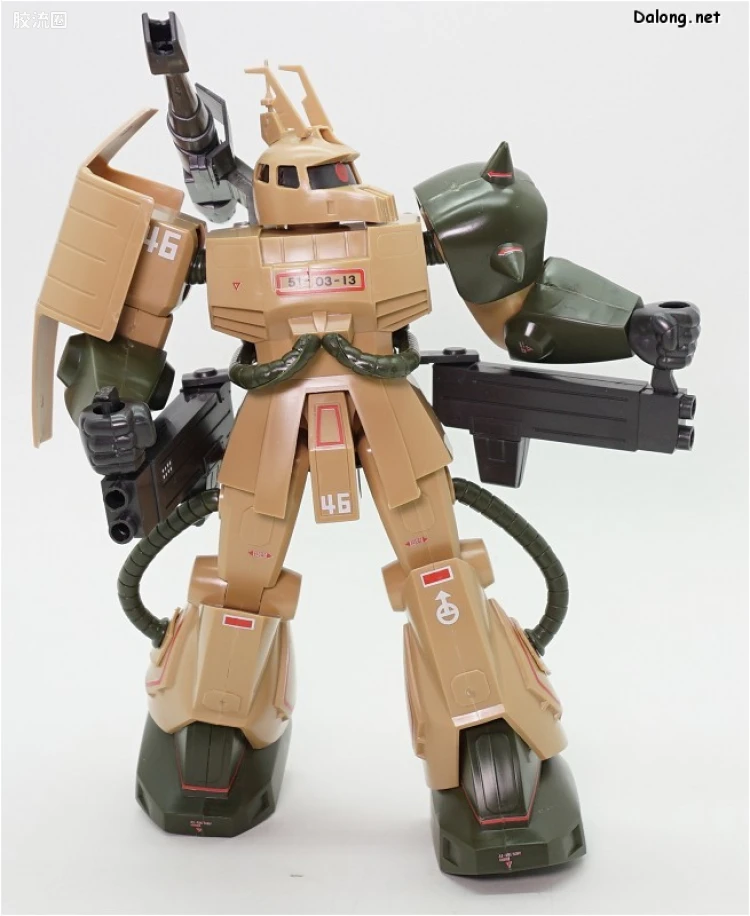 机动战士变体 高达MSV 拼装模型 1/100 17 MS-06K 扎古加农 - 图片