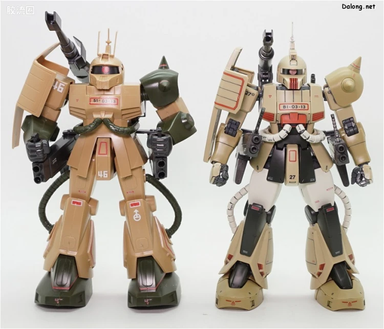 机动战士变体 高达MSV 拼装模型 1/100 17 MS-06K 扎古加农 - 图片