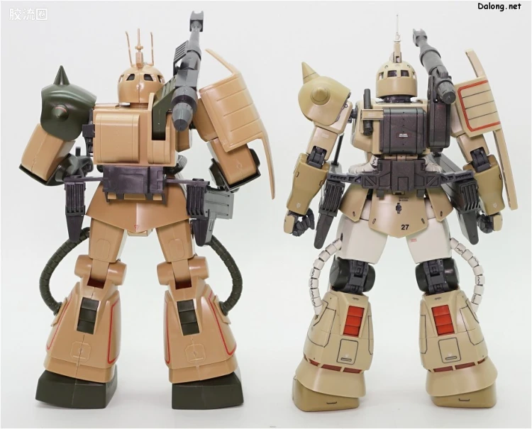 机动战士变体 高达MSV 拼装模型 1/100 17 MS-06K 扎古加农 - 图片