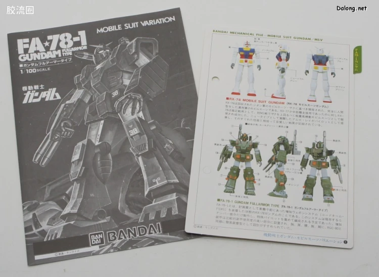 机动战士变体 高达MSV 拼装模型 1/100 26 FA-78-1 高达全装甲型 - 图片