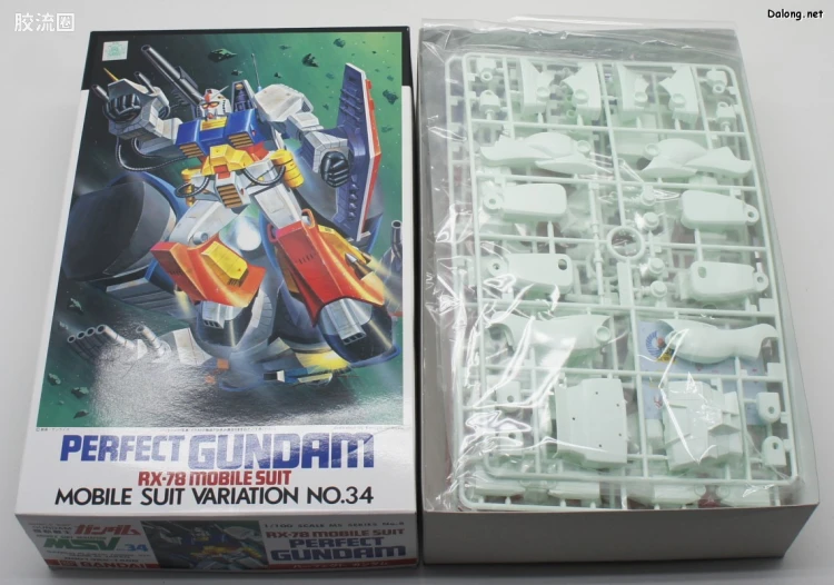 机动战士变体 高达MSV 拼装模型 1/100 34 PF-78-1 完美高达 - 图片