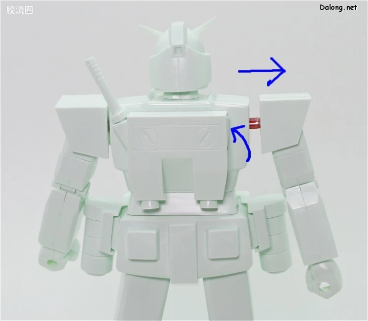 机动战士变体 高达MSV 拼装模型 1/100 34 PF-78-1 完美高达 - 图片