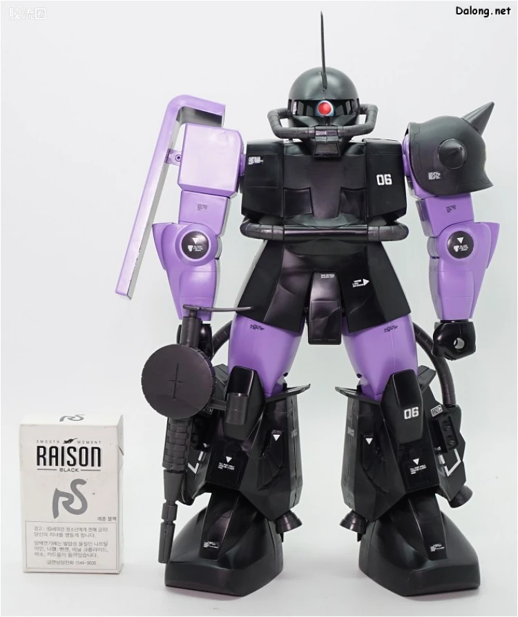 机动战士变体 高达MSV 拼装模型 1/60 18 MS-06R-1A 高机动型扎古Ⅱ[黑色三连星专用机] - 图片