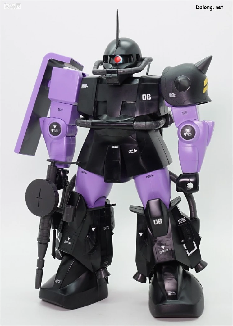 机动战士变体 高达MSV 拼装模型 1/60 18 MS-06R-1A 高机动型扎古Ⅱ[黑色三连星专用机] - 图片
