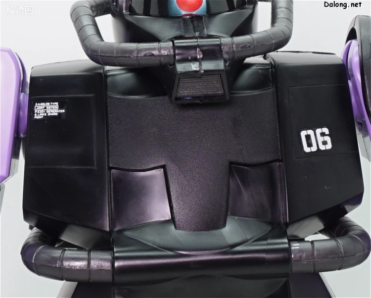 机动战士变体 高达MSV 拼装模型 1/60 18 MS-06R-1A 高机动型扎古Ⅱ[黑色三连星专用机] - 图片
