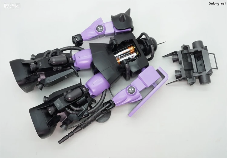机动战士变体 高达MSV 拼装模型 1/60 18 MS-06R-1A 高机动型扎古Ⅱ[黑色三连星专用机] - 图片