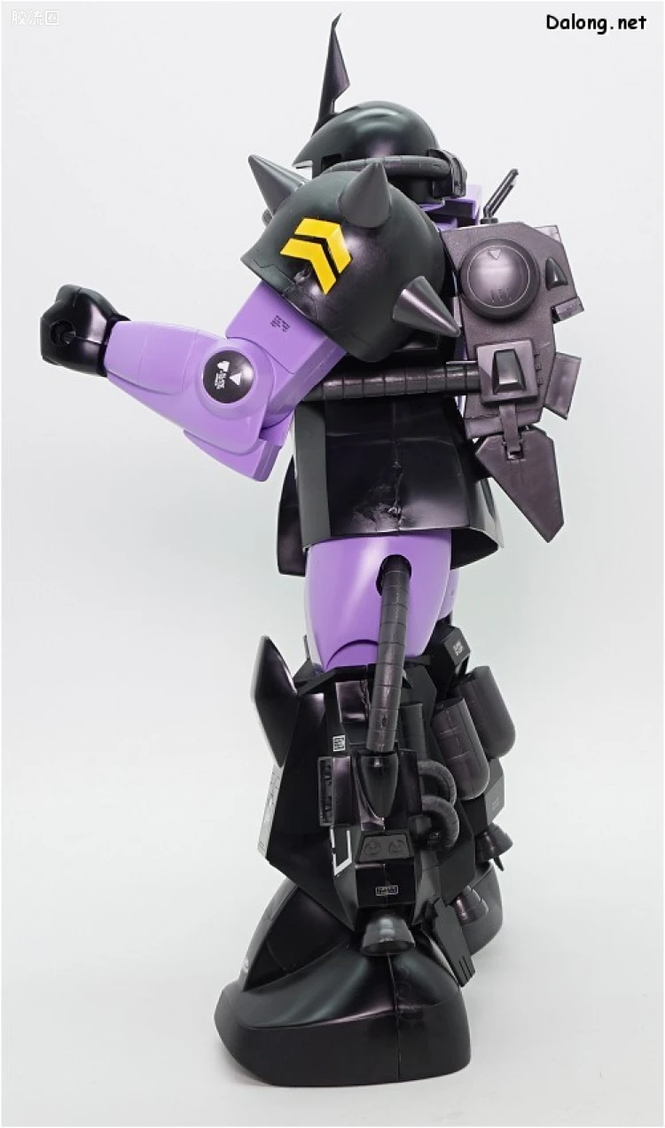 机动战士变体 高达MSV 拼装模型 1/60 18 MS-06R-1A 高机动型扎古Ⅱ[黑色三连星专用机] - 图片