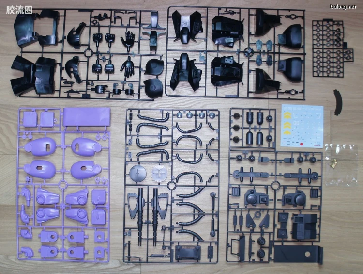 机动战士变体 高达MSV 拼装模型 1/60 18 MS-06R-1A 高机动型扎古Ⅱ[黑色三连星专用机] - 图片
