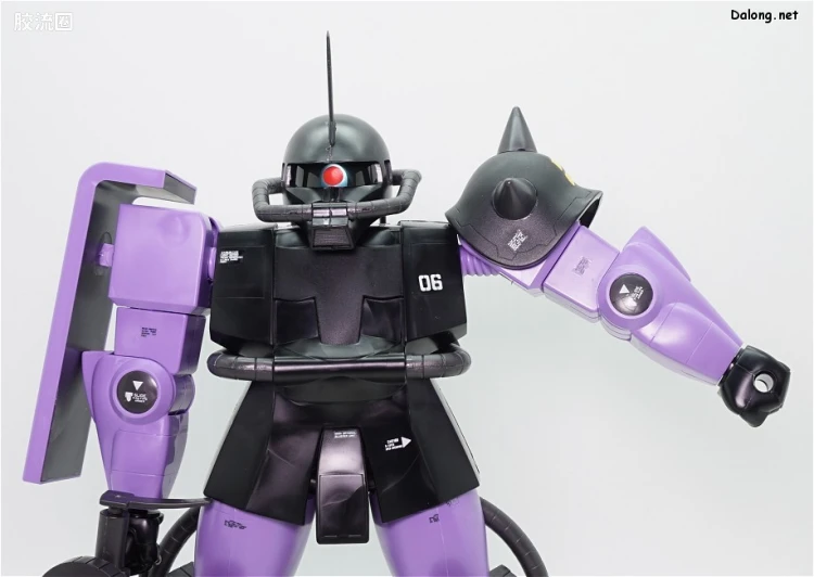 机动战士变体 高达MSV 拼装模型 1/60 18 MS-06R-1A 高机动型扎古Ⅱ[黑色三连星专用机] - 图片