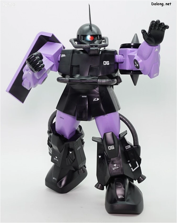 机动战士变体 高达MSV 拼装模型 1/60 18 MS-06R-1A 高机动型扎古Ⅱ[黑色三连星专用机] - 图片