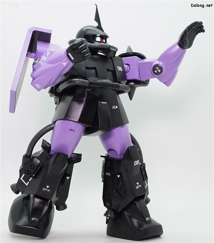 机动战士变体 高达MSV 拼装模型 1/60 18 MS-06R-1A 高机动型扎古Ⅱ[黑色三连星专用机] - 图片