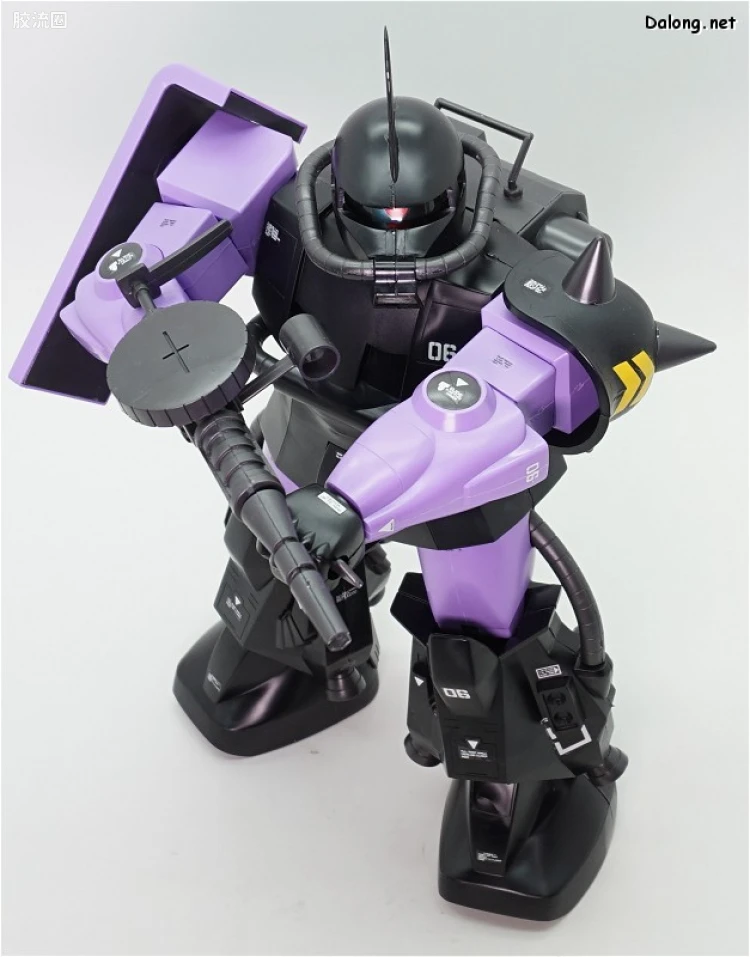 机动战士变体 高达MSV 拼装模型 1/60 18 MS-06R-1A 高机动型扎古Ⅱ[黑色三连星专用机] - 图片