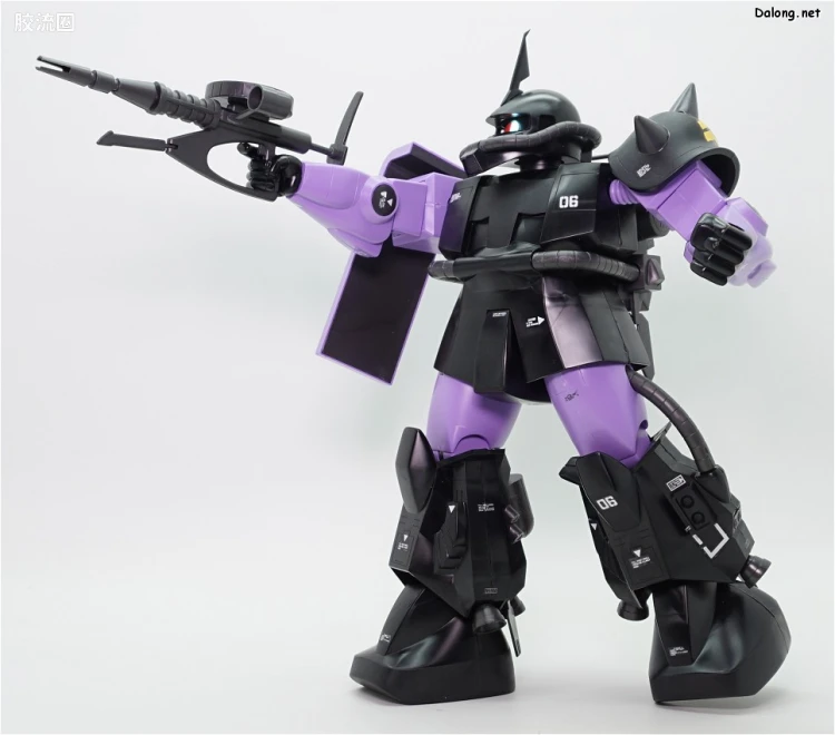 机动战士变体 高达MSV 拼装模型 1/60 18 MS-06R-1A 高机动型扎古Ⅱ[黑色三连星专用机] - 图片