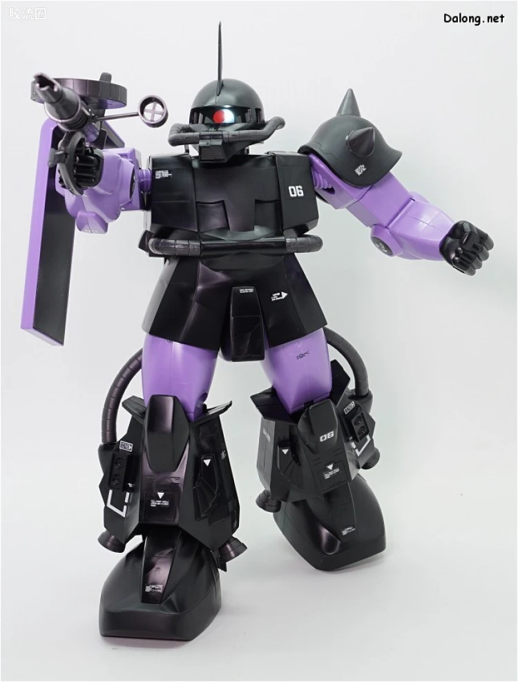 机动战士变体 高达MSV 拼装模型 1/60 18 MS-06R-1A 高机动型扎古Ⅱ[黑色三连星专用机] - 图片