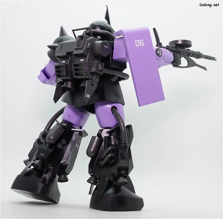 机动战士变体 高达MSV 拼装模型 1/60 18 MS-06R-1A 高机动型扎古Ⅱ[黑色三连星专用机] - 图片