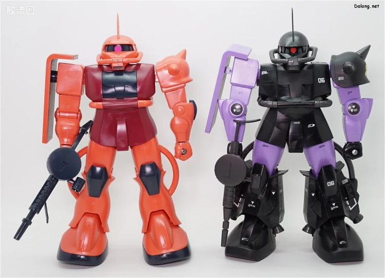 机动战士变体 高达MSV 拼装模型 1/60 18 MS-06R-1A 高机动型扎古Ⅱ[黑色三连星专用机] - 图片