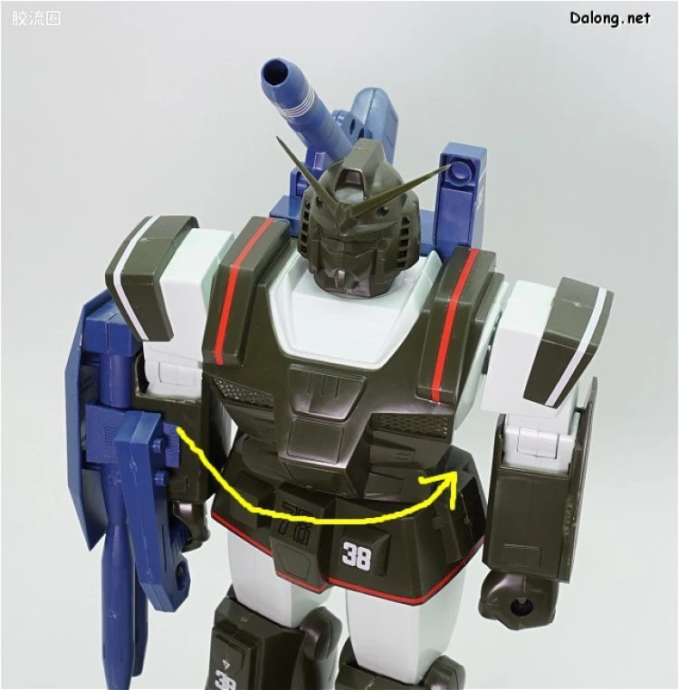 机动战士变体 高达MSV 拼装模型 1/60 19 FA-78-1 高达全装甲型 - 图片