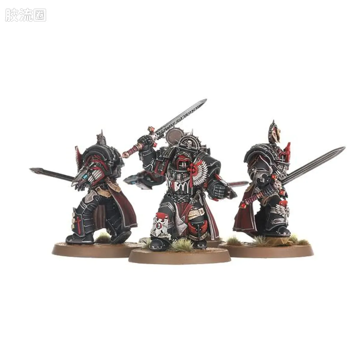 战锤：荷鲁斯之乱 Warhammer: The Horus Heresy Dark Angels 第一军团 黑暗天使 初版 内环骑士 赛诺比姆小队 - 图片