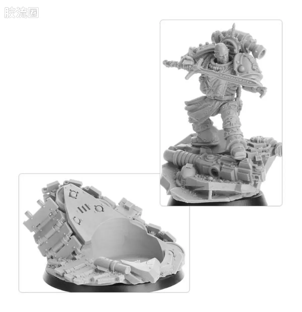 战锤：荷鲁斯之乱 Warhammer: The Horus Heresy Imperial Fists 第七军团 帝国之拳 初版 一连长 西吉斯蒙德 - 图片