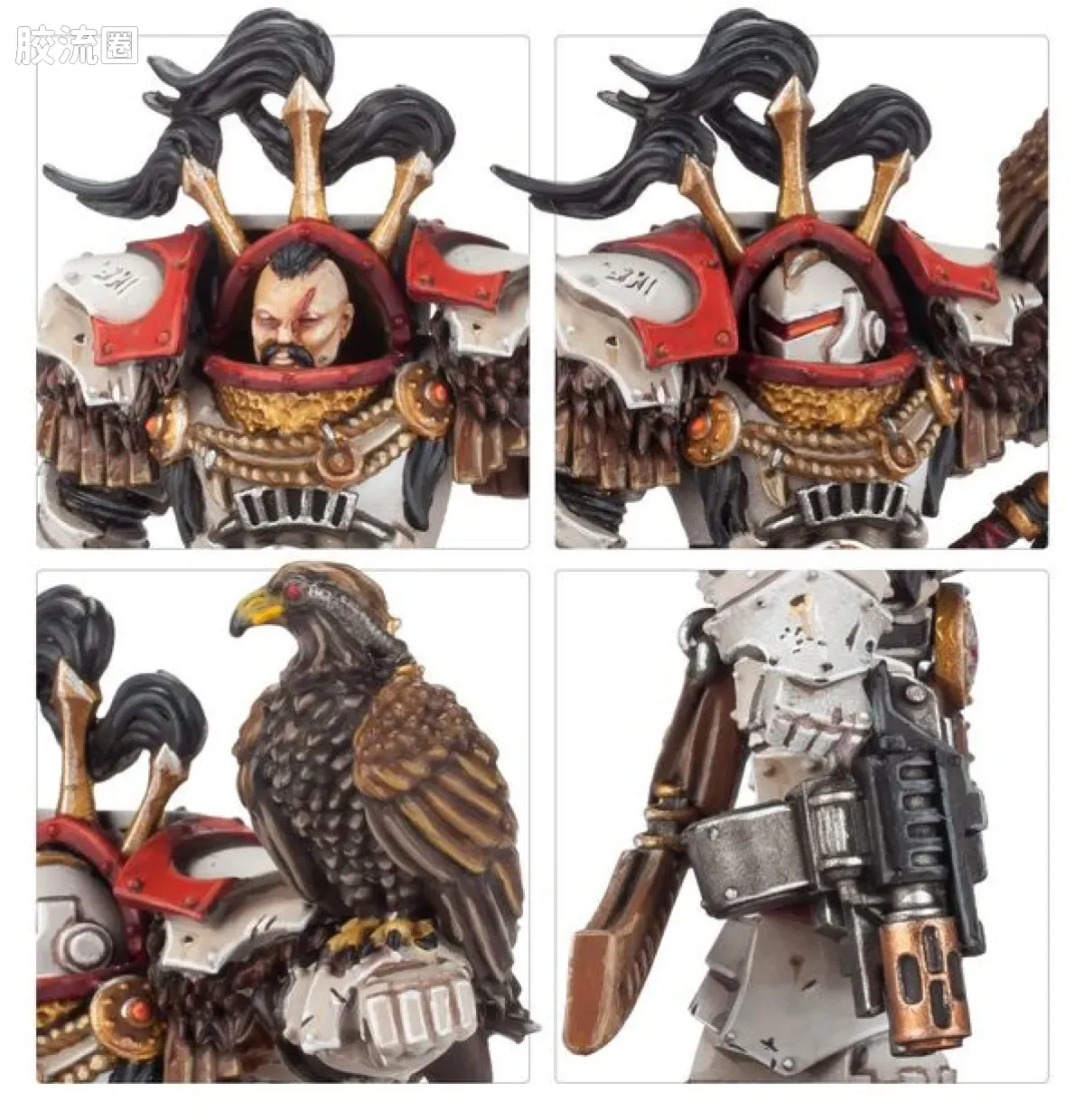 战锤：荷鲁斯之乱 Warhammer: The Horus Heresy White Scars 第五军团 白疤 初版 铁骑型终结者执政官 - 图片