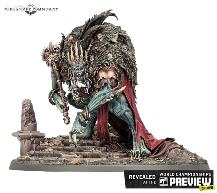 战锤：西格玛时代 Warhammer：Age of Sigmar Flesh-eater Courts 食肉王廷 3版 乌肖兰 幻觉死亡大君