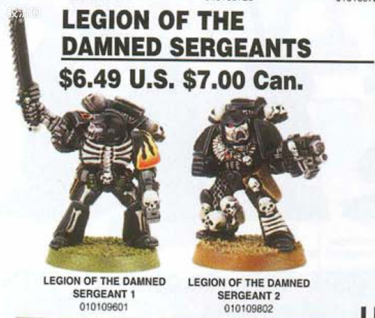 战锤40K Legion of the Damned 咒缚军团 3版 军士
