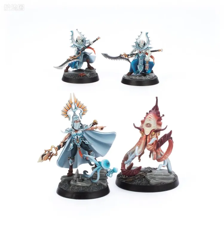 战锤：西格玛时代 Warhammer：Age of Sigmar Idoneth Deepkin 深渊海灵 3版 冥土世界 塞伦妮的利刃队