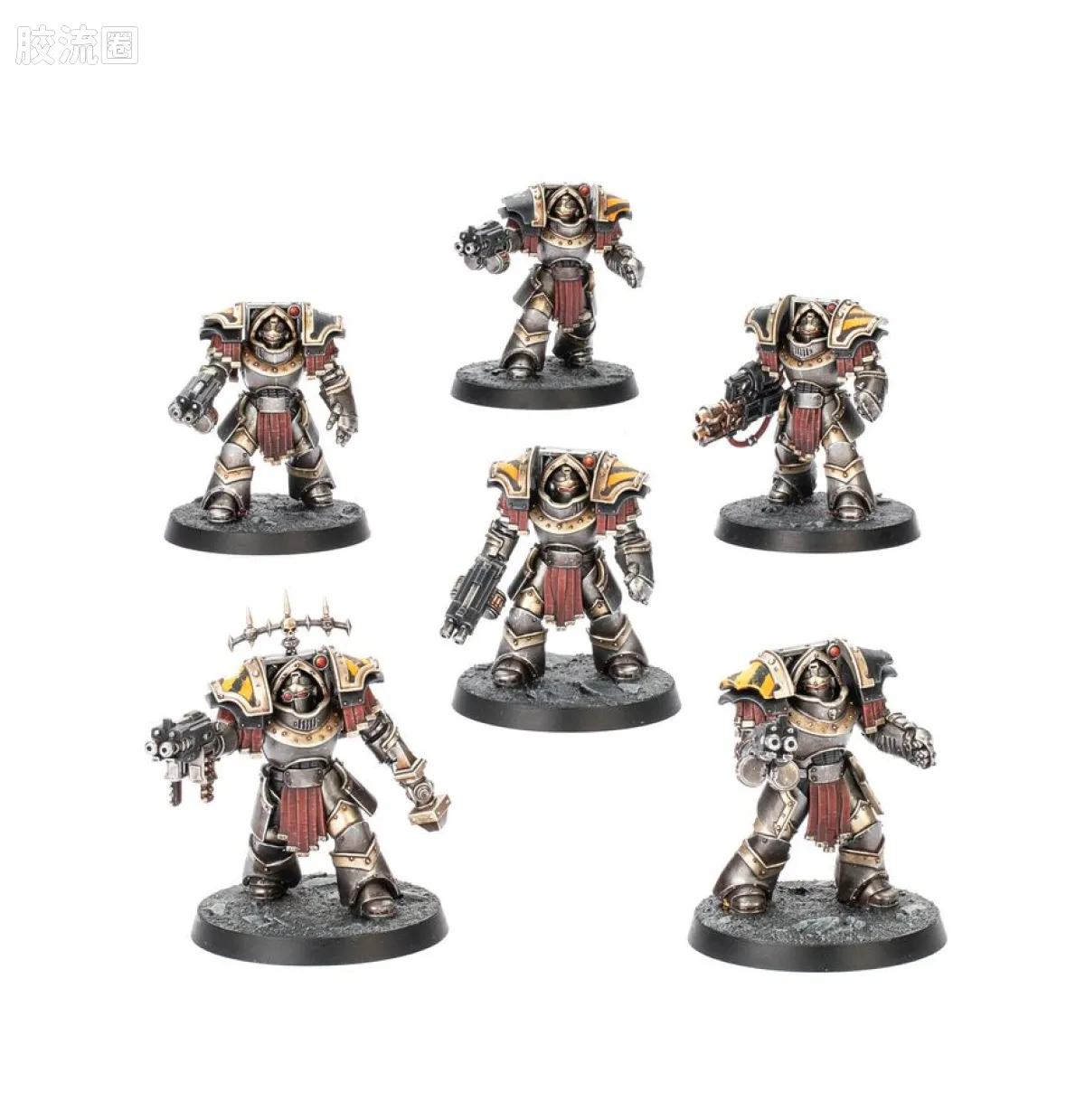 战锤：荷鲁斯之乱 Warhammer: The Horus Heresy 星际战士通用单位 3版 动力拳铁骑型终结者小队