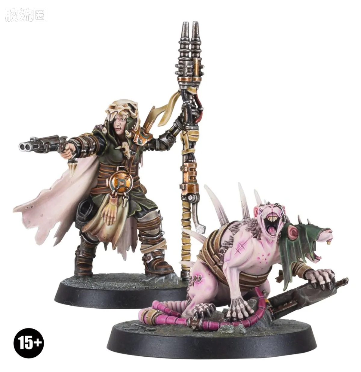 涅克洛蒙达 Necromunda 通用单位 3版 外域兽主和荒原巨鼠