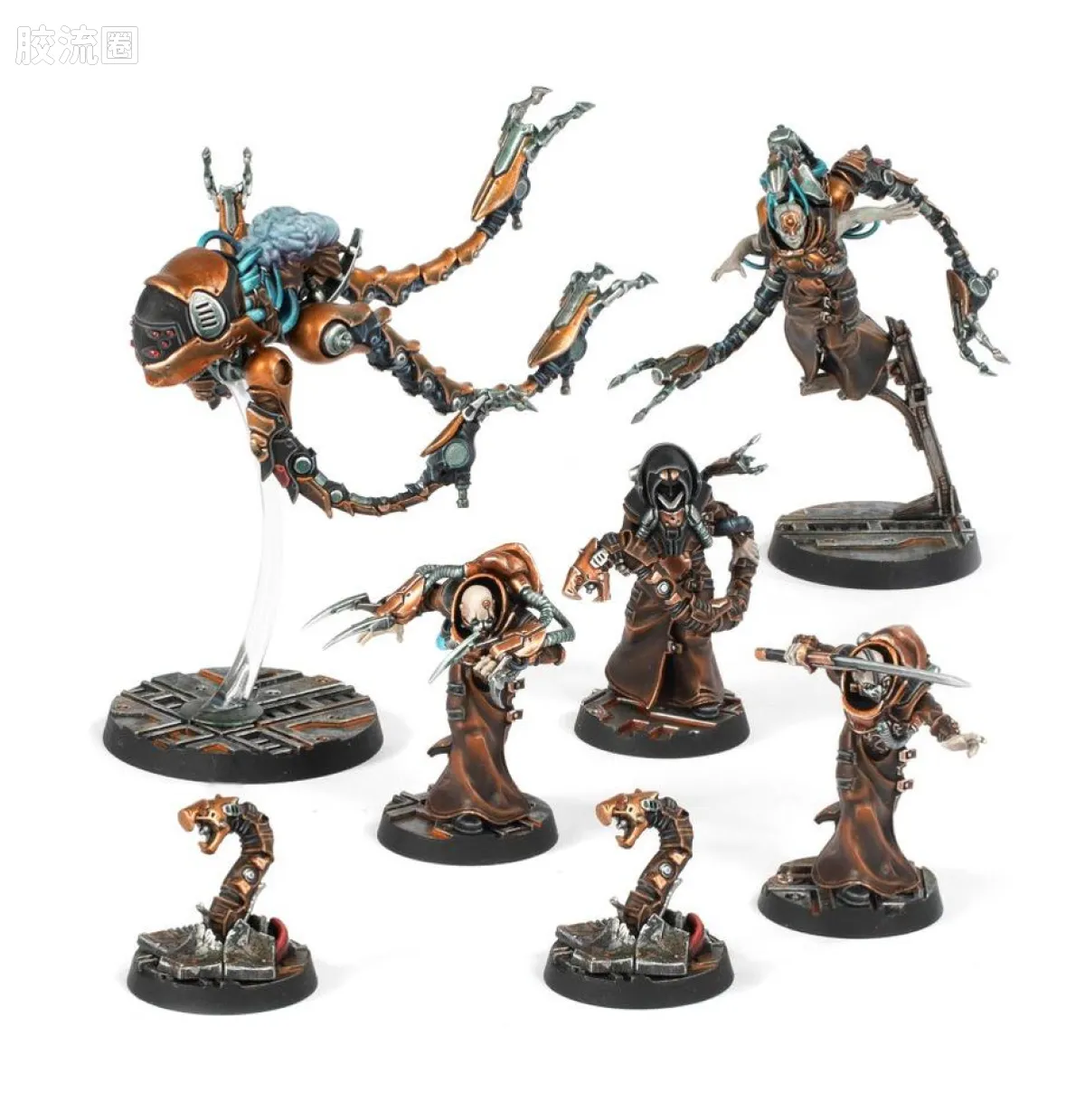涅克洛蒙达 Necromunda House Delaque 德拉奎家族 3版 夜魔，灵能通灵者和双鱼人幽魂