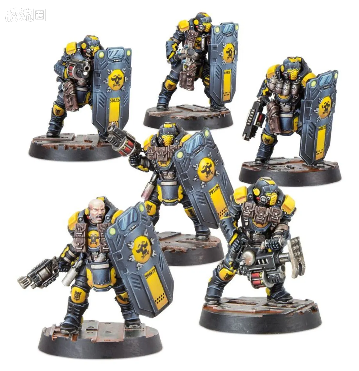 涅克洛蒙达 Necromunda Palanite Enforcers 帕拉尼特执法官 3版 帕拉尼特降伏者巡逻队