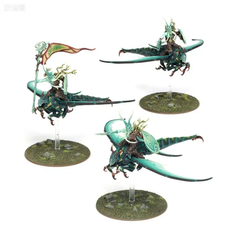 战锤：西格玛时代 Warhammer：Age of Sigmar Sylvaneth 树海灵木 3版 怨恨枪骑兵