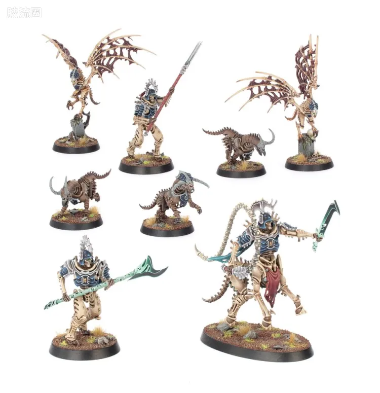 战锤：西格玛时代 Warhammer：Age of Sigmar Ossiarch Bonereapers 殓骨骸军 3版 战吼 畸变髅群
