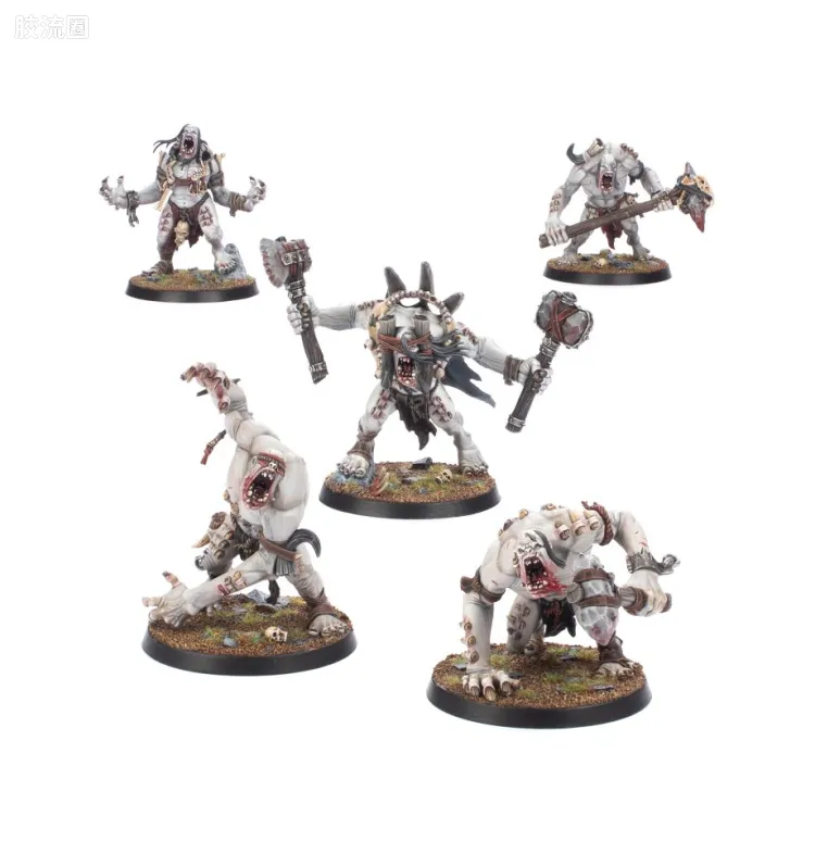战锤：西格玛时代 Warhammer：Age of Sigmar Ogor Mawtribes 食人魔大胃部落 3版 战吼 贪吃魔大胃群