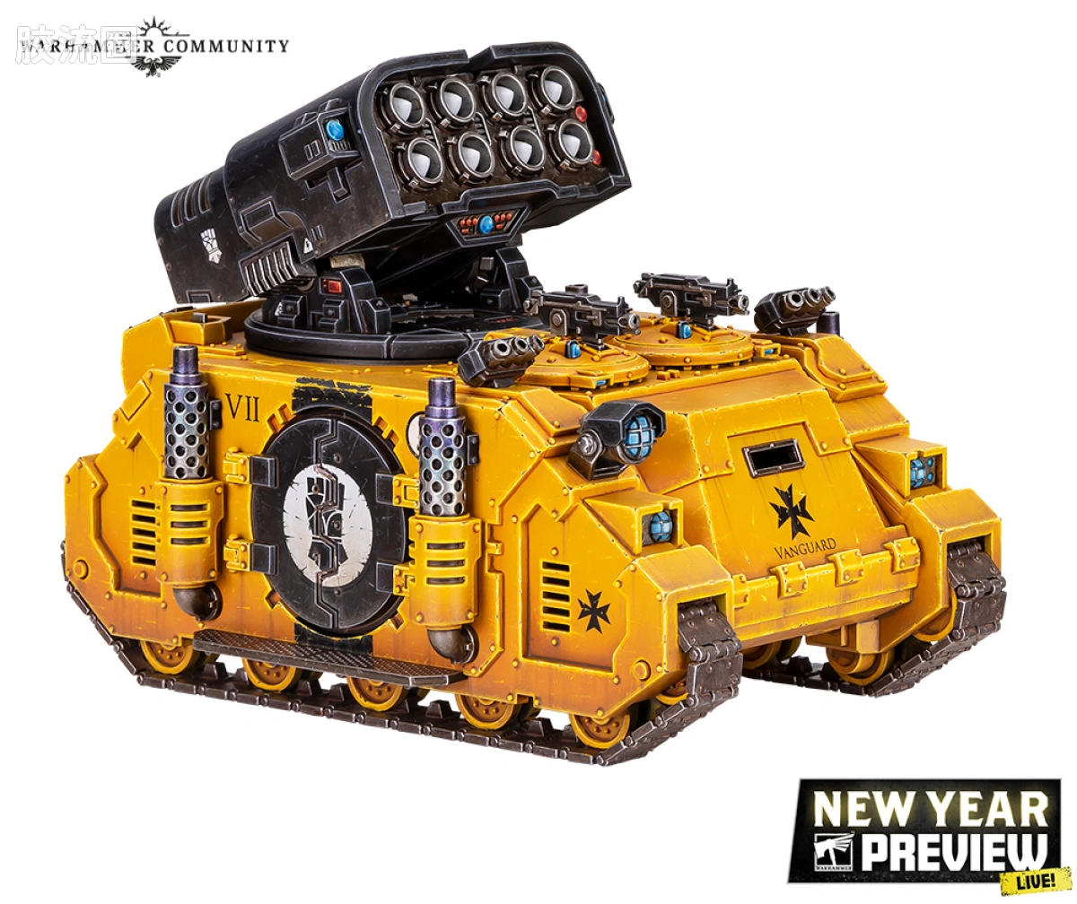 战锤：荷鲁斯之乱 Warhammer: The Horus Heresy 星际战士通用单位 3版 旋风导弹坦克