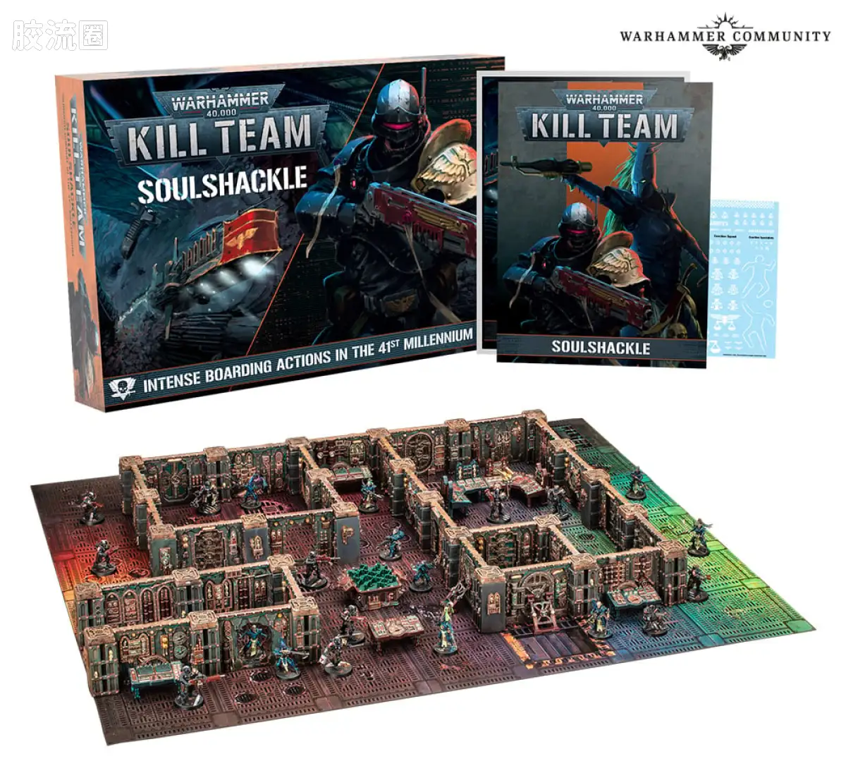 战锤40K:杀戮小队 Warhammer 40,000: Kill Team 对战包 3版 杀戮小队: 缚魂镣扣