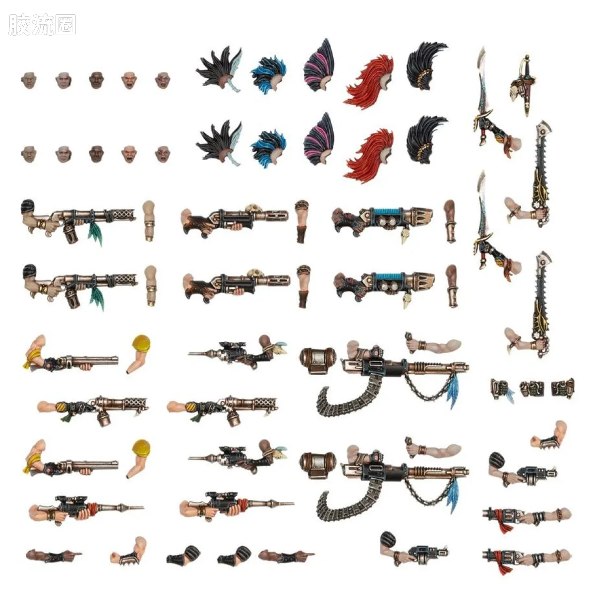 涅克洛蒙达 Necromunda House Escher 埃舍尔家族 3版 武器升级改件