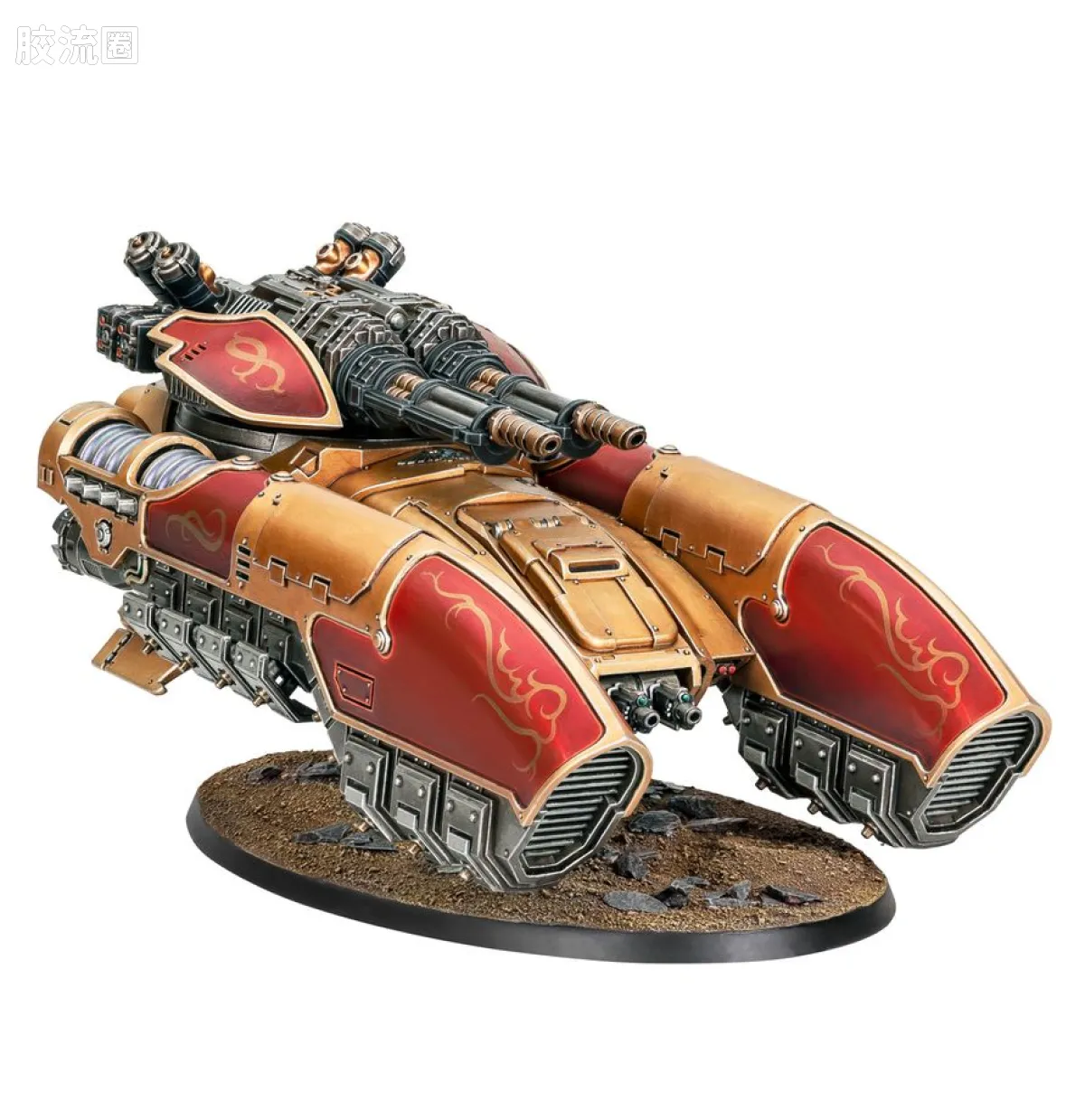 战锤：荷鲁斯之乱 Warhammer: The Horus Heresy Legio Custodes 禁卫军团 3版 歼灭者型卡拉狄乌斯反重力坦克
