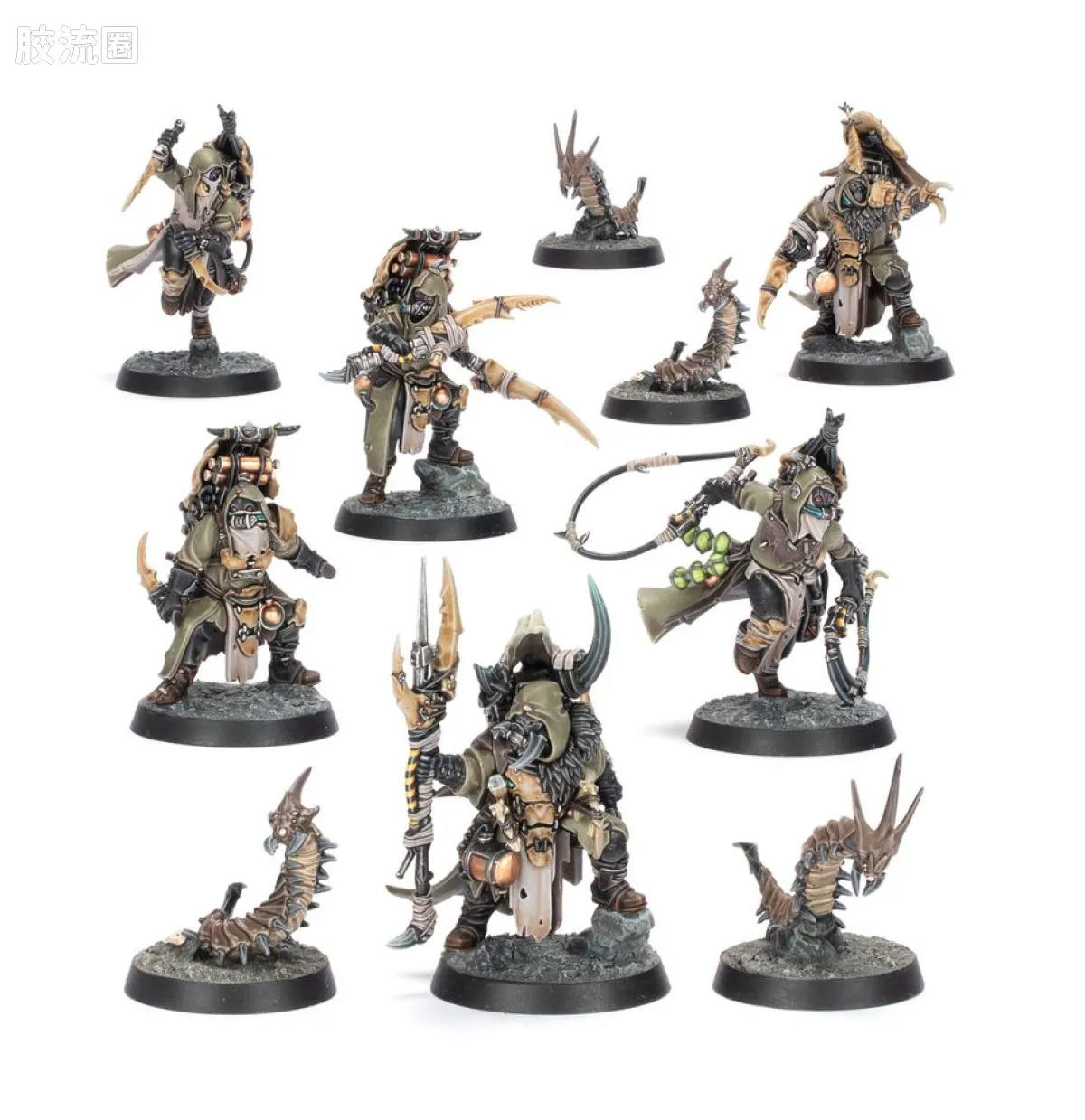 涅克洛蒙达 Necromunda Ash Wastes Nomads 灰烬荒原游牧民 3版 沙’达尔猎手与节肢长脊蠕虫