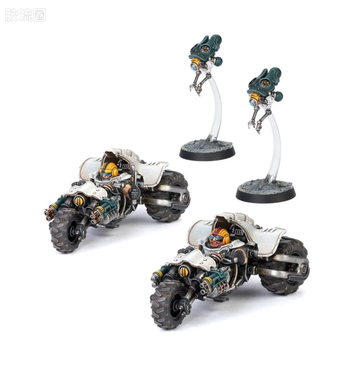 涅克洛蒙达 Necromunda Ironhead Squat Prospectors 铁头短人探矿者 3版 短人侦察三轮