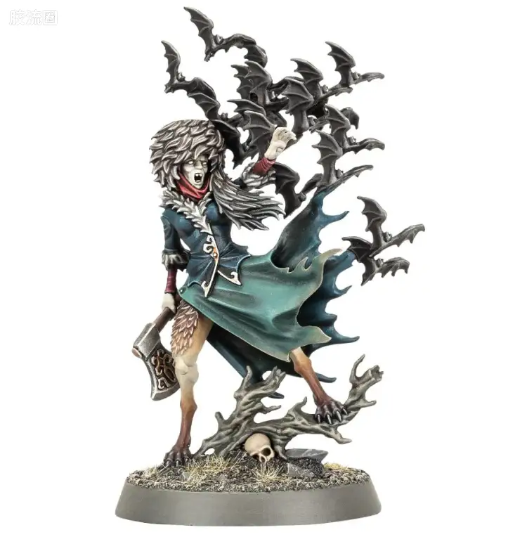 战锤：西格玛时代 Warhammer：Age of Sigmar Soulblight Gravelords 凋魂墓穴领主 3版 维尔科斯王朝 伊芙雅·伏尔加 被流放者