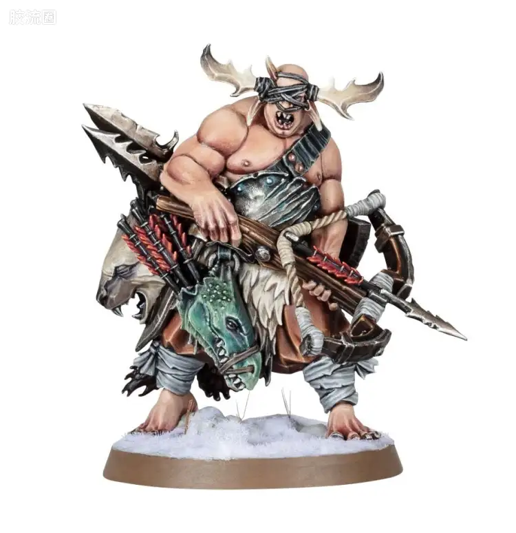 战锤：西格玛时代 Warhammer：Age of Sigmar Ogor Mawtribes 食人魔大胃部落 3版 胀肚者 血皮猎手